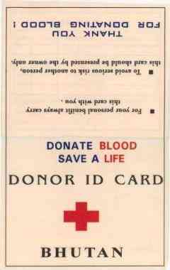 Cover of Donor ID Card