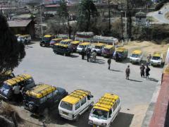 Taxi Stand in Thimphu