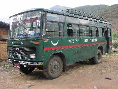 TATA Bus (Thimphu to Paro)