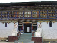 Entrance of Haa Dzong