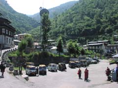 Taxi Stand in Trashigang