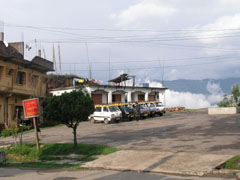 Taxi Stand in Damphu