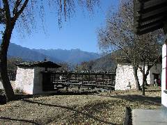 Bridge nereby Paro Dzong