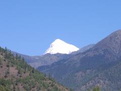 Jomolahri from Drugyel Dzong