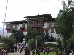Entrance of Wangduephodrang Dzong