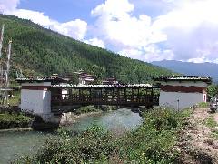 Bridge nearby Trashichho Dzong (1)