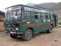 TATA Bus (Thimphu to Paro)