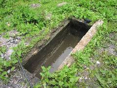 Bath Heated by Hot Stone
