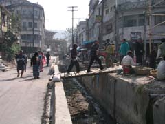People Accrossing Border