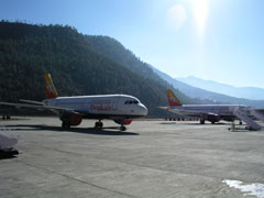 Two A319-100s of Drukair (DRUK AIR)